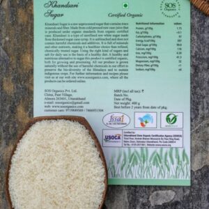 Khandsari Sugar - Certified Organic