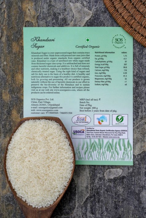 Khandsari Sugar - Certified Organic