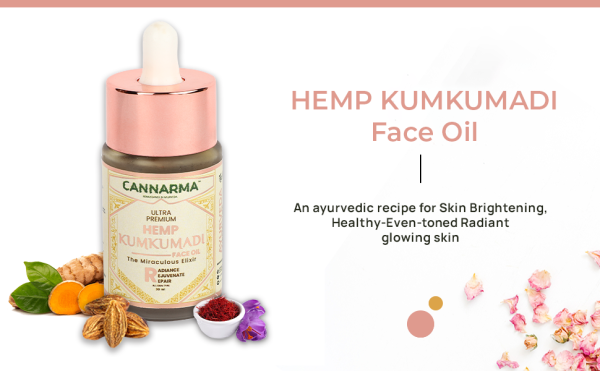 Hemp Kumkumadi Oil 30ml - First Time in the World