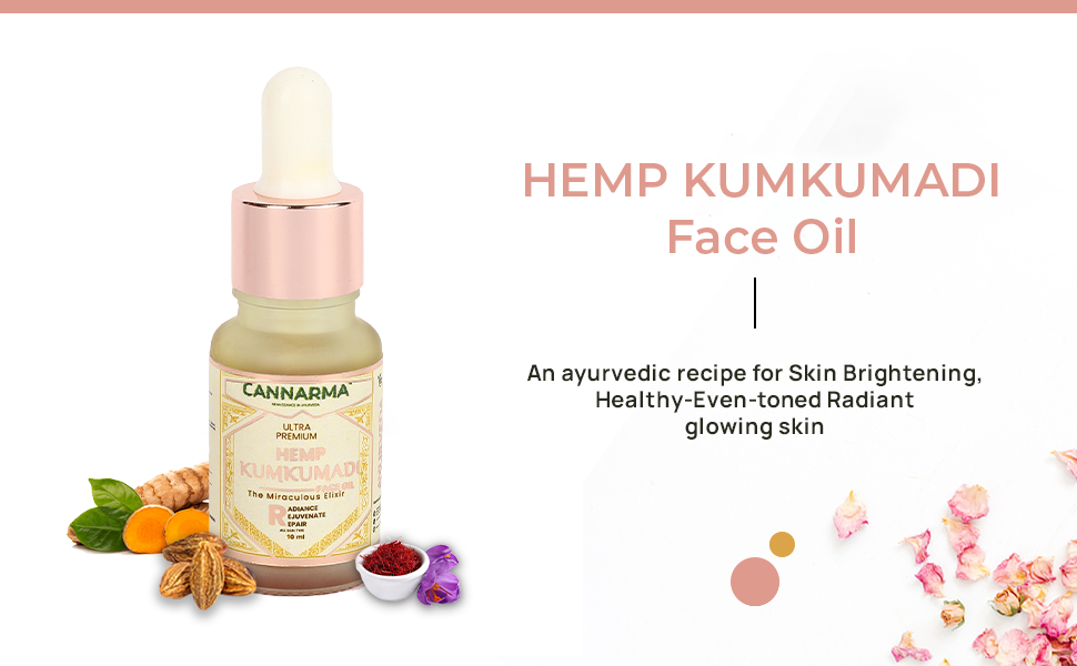 Hemp Kumkumadi Oil 10ml - First Time in the World