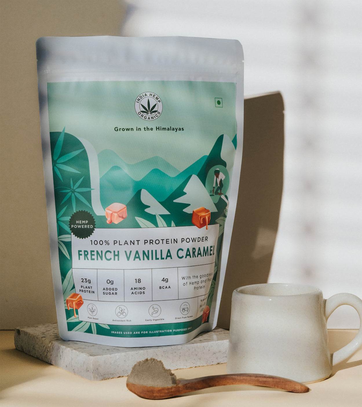 Hemp Powder - French Vanilla Caramel